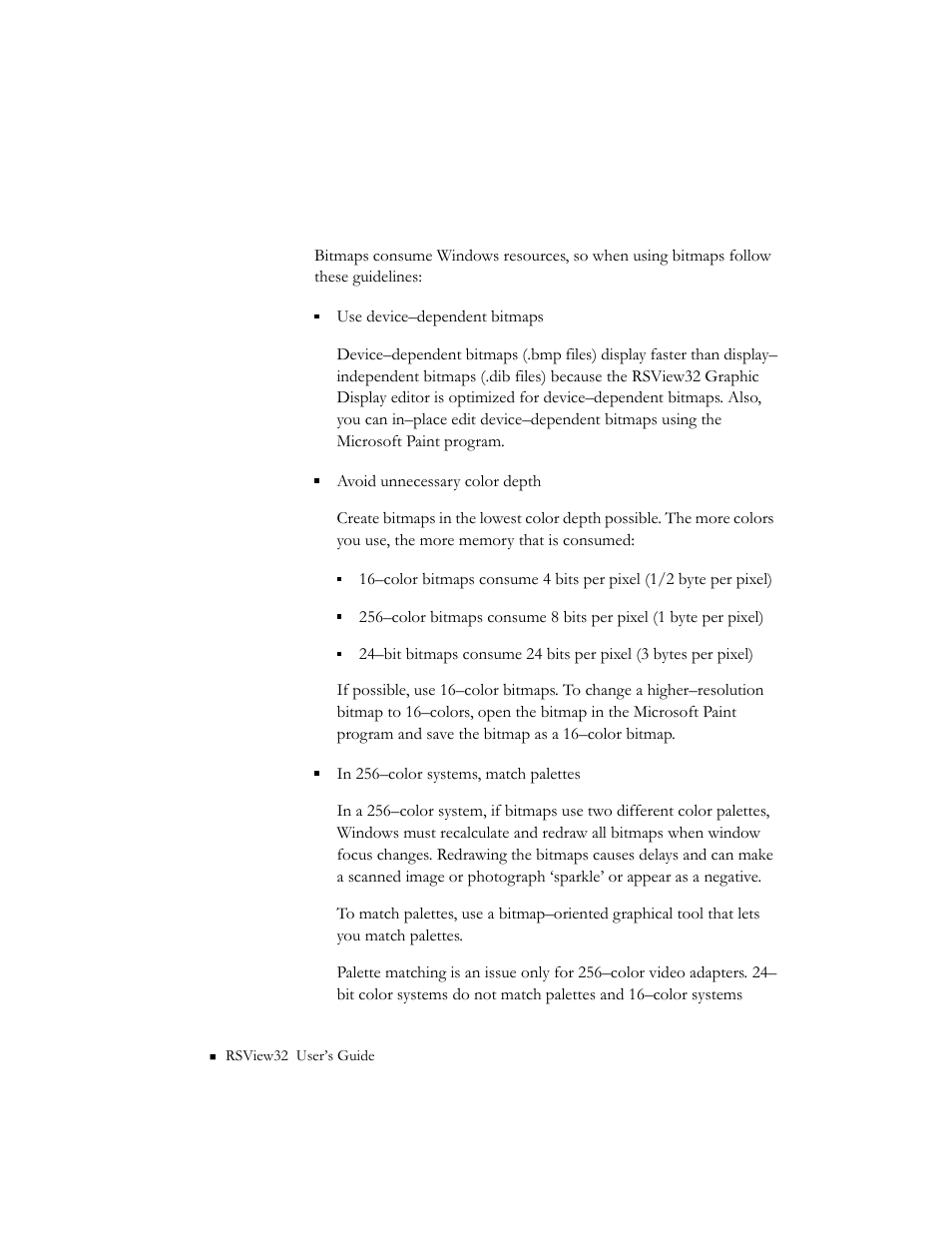 Using bitmaps | Rockwell Automation 9301 Series RSView32 Users Guide User Manual | Page 403 / 769