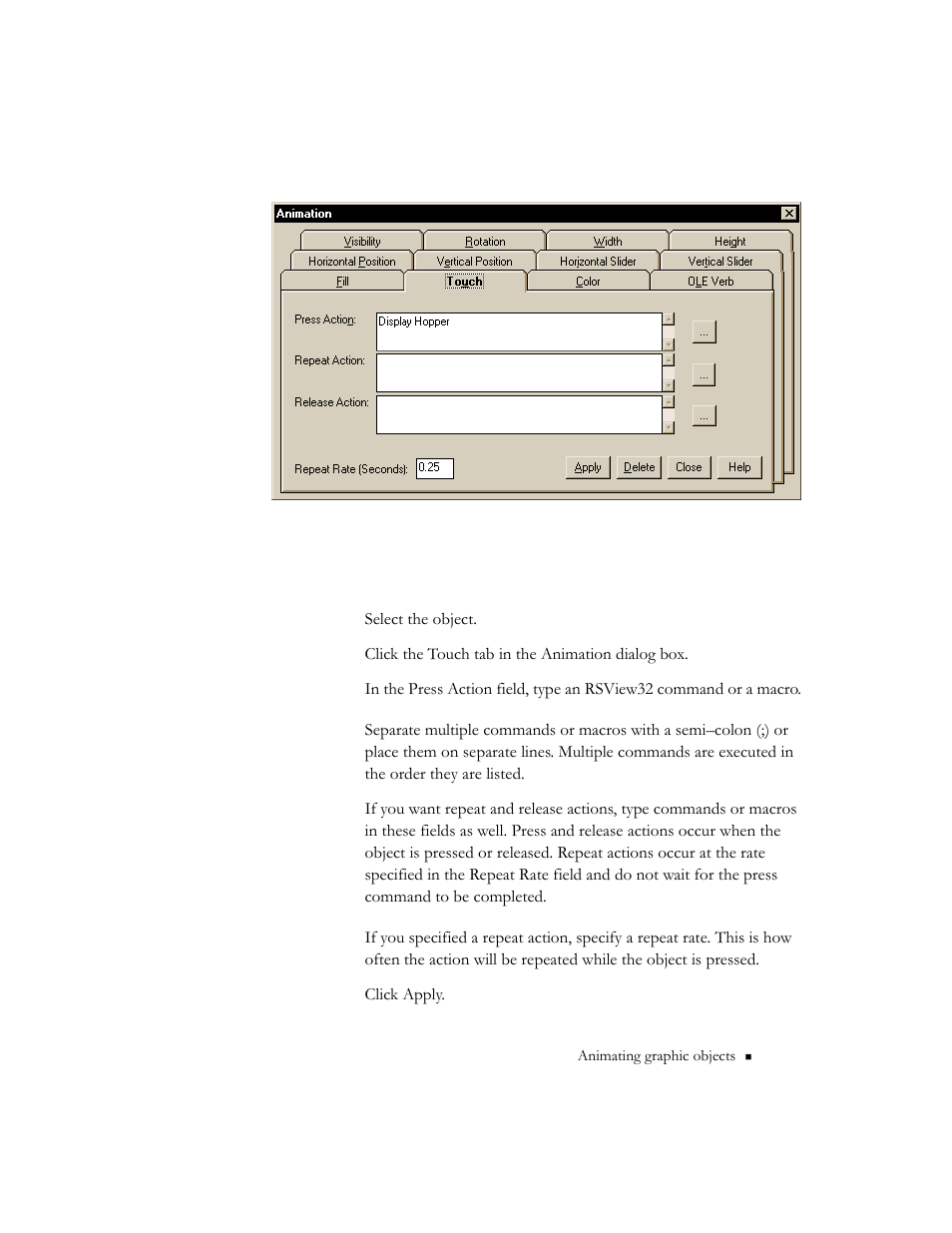 Rockwell Automation 9301 Series RSView32 Users Guide User Manual | Page 436 / 769
