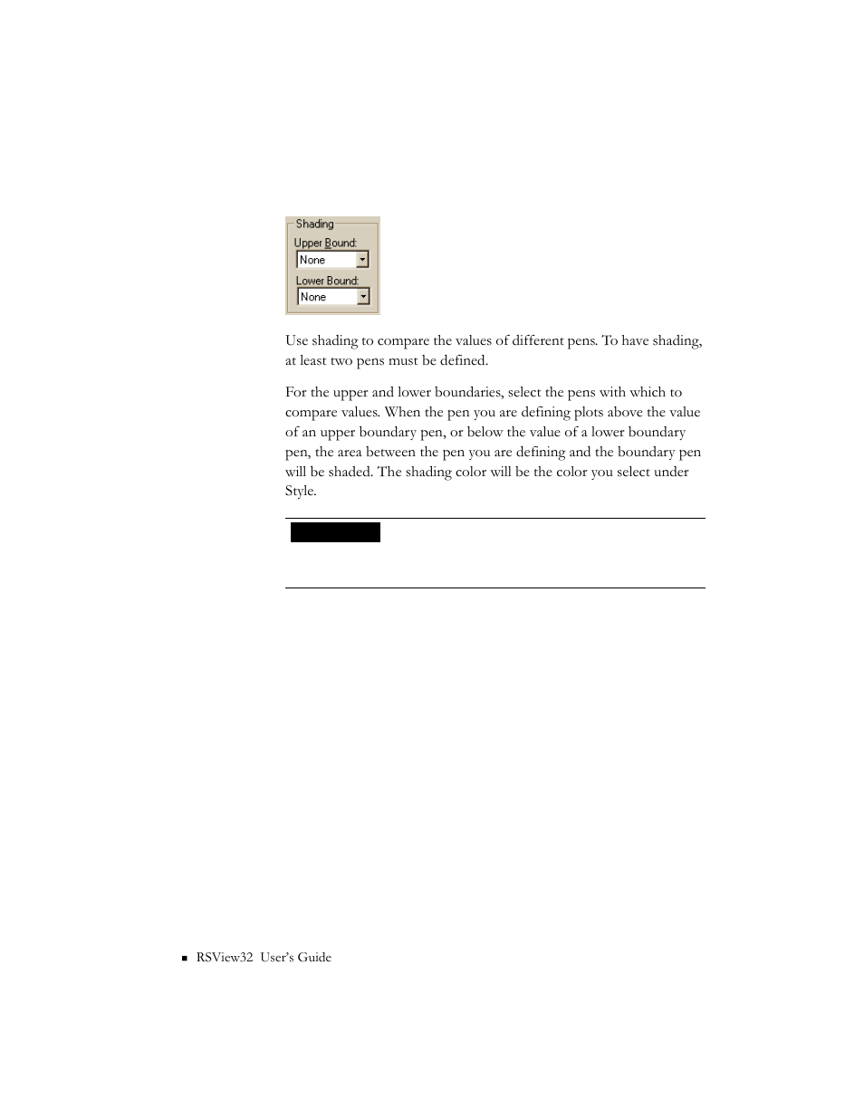 Configuring shading, Configuring shading -22 | Rockwell Automation 9301 Series RSView32 Users Guide User Manual | Page 493 / 769