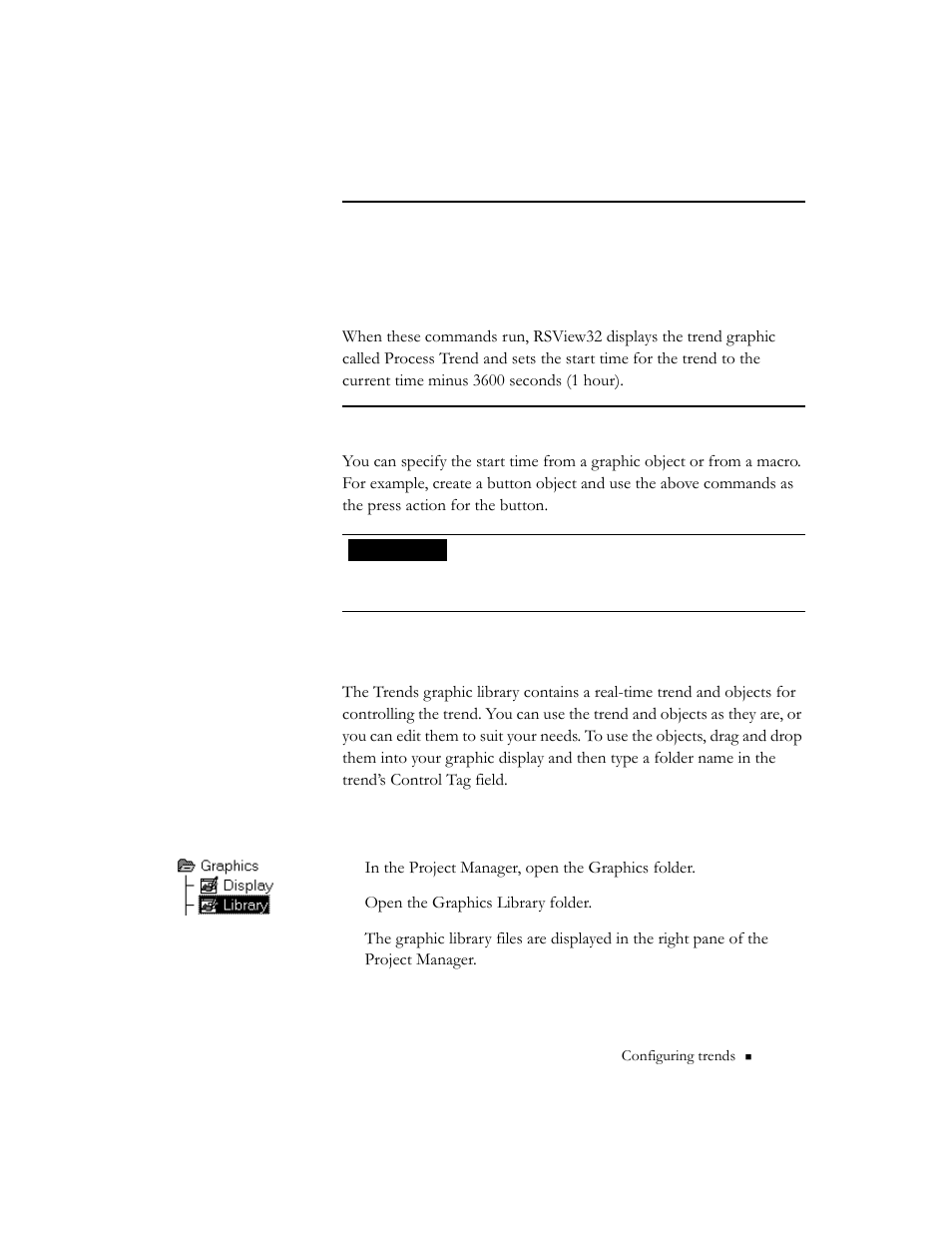 Using the trends graphic library | Rockwell Automation 9301 Series RSView32 Users Guide User Manual | Page 506 / 769
