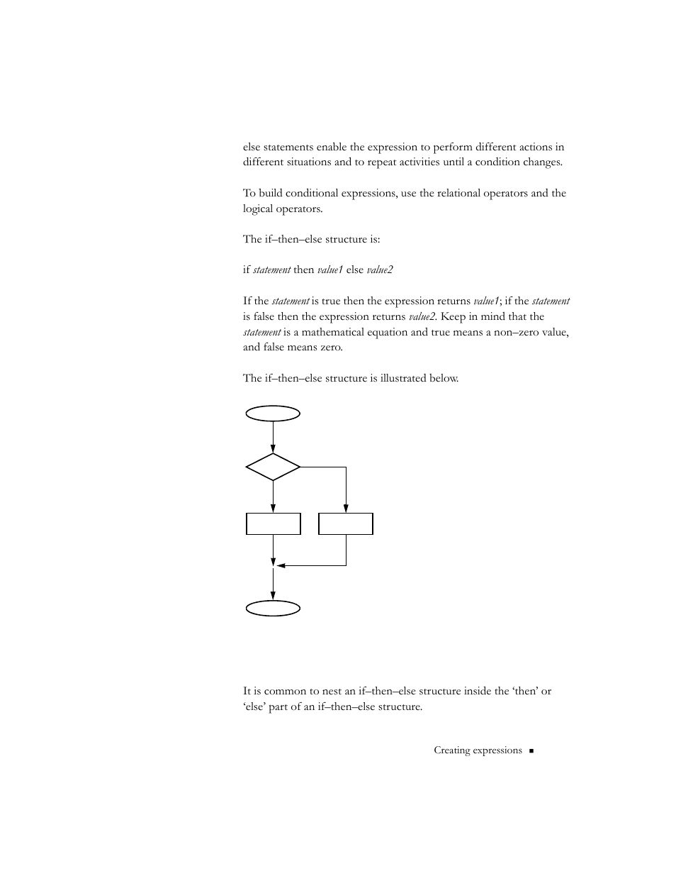 Nested if–then–else structure, Nested if–then–else structure -25 | Rockwell Automation 9301 Series RSView32 Users Guide User Manual | Page 538 / 769