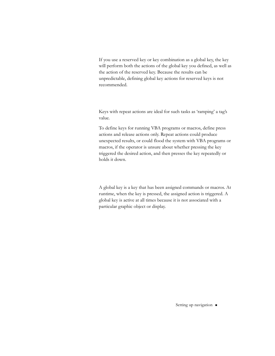 Tips for using keys, Creating global keys, Tips for using keys -19 | Rockwell Automation 9301 Series RSView32 Users Guide User Manual | Page 559 / 769