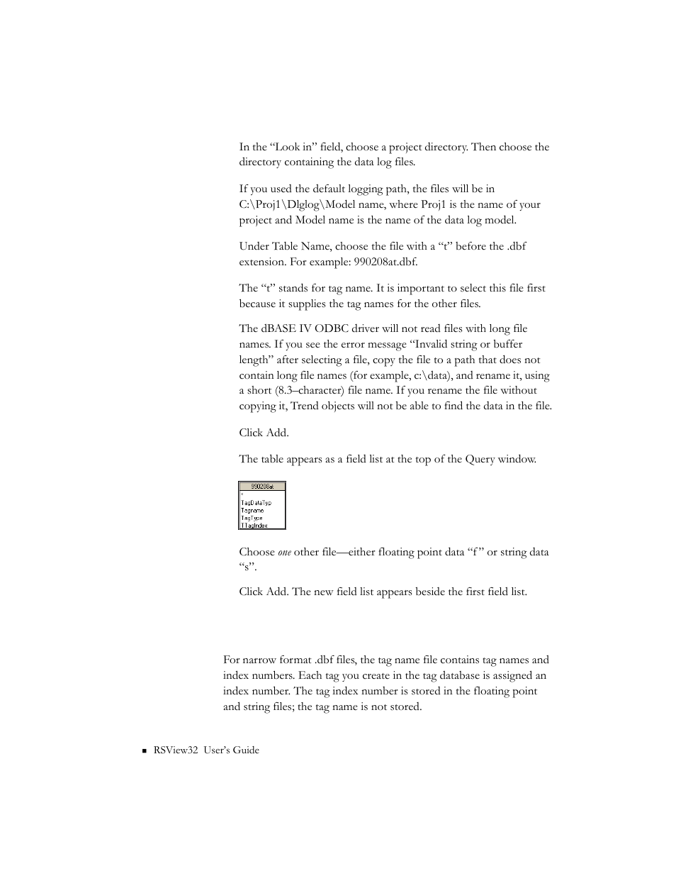 Joining tables and selecting data, Joining tables and selecting data -22 | Rockwell Automation 9301 Series RSView32 Users Guide User Manual | Page 584 / 769