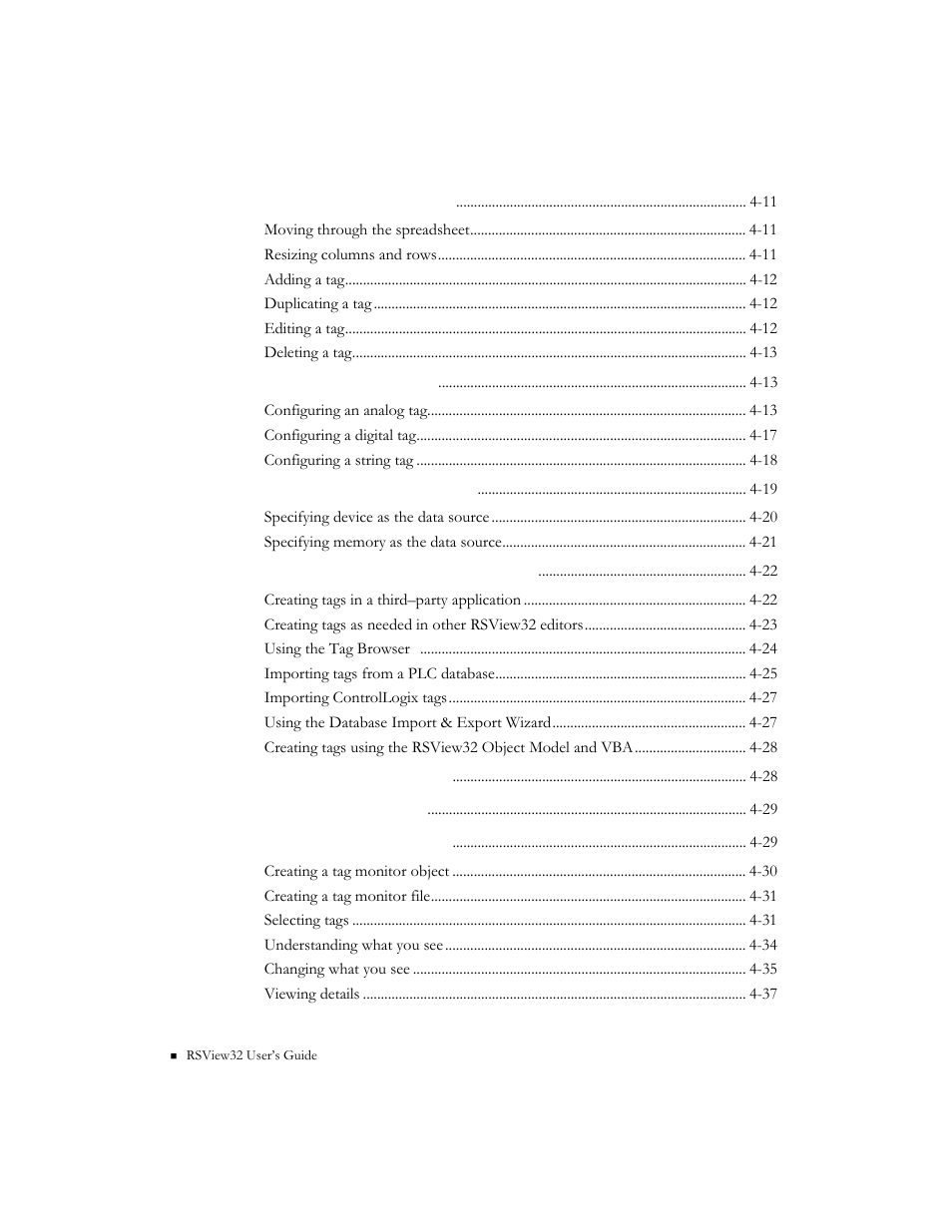 Rockwell Automation 9301 Series RSView32 Users Guide User Manual | Page 6 / 769