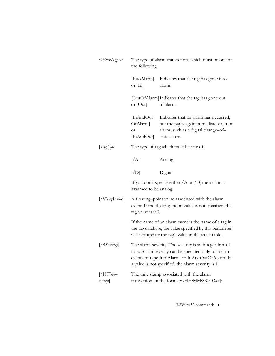 Rockwell Automation 9301 Series RSView32 Users Guide User Manual | Page 635 / 769