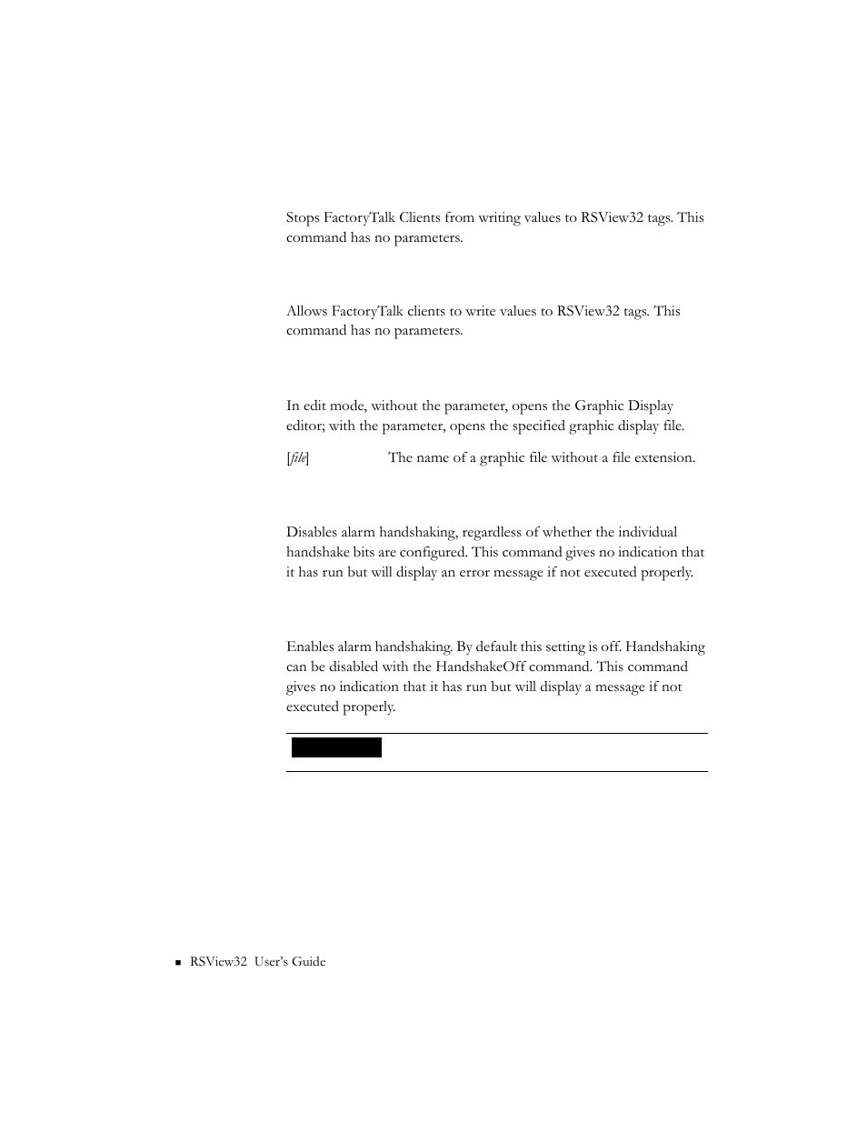 Graphic [file, Handshakeoff, Handshakeon | Rockwell Automation 9301 Series RSView32 Users Guide User Manual | Page 656 / 769