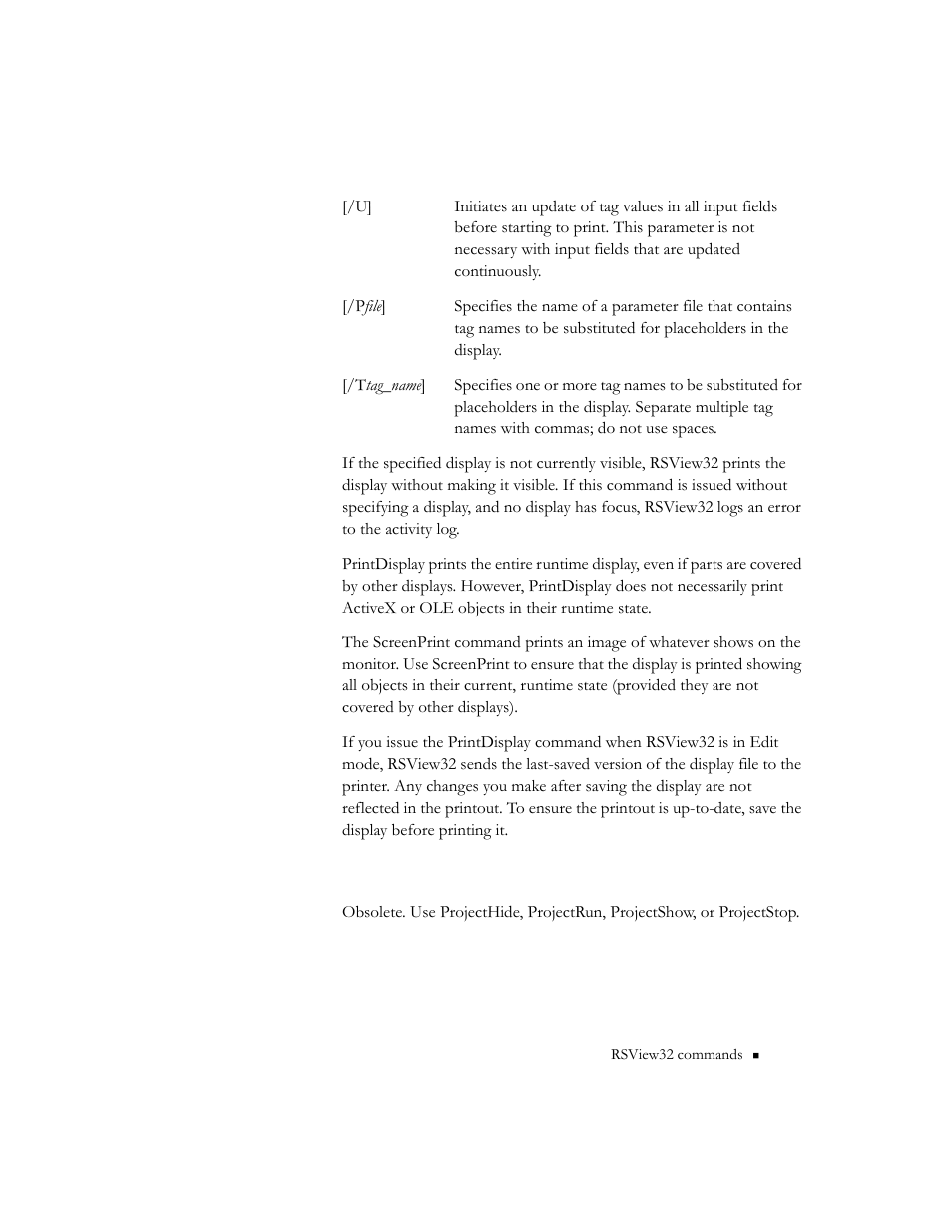 Project | Rockwell Automation 9301 Series RSView32 Users Guide User Manual | Page 667 / 769