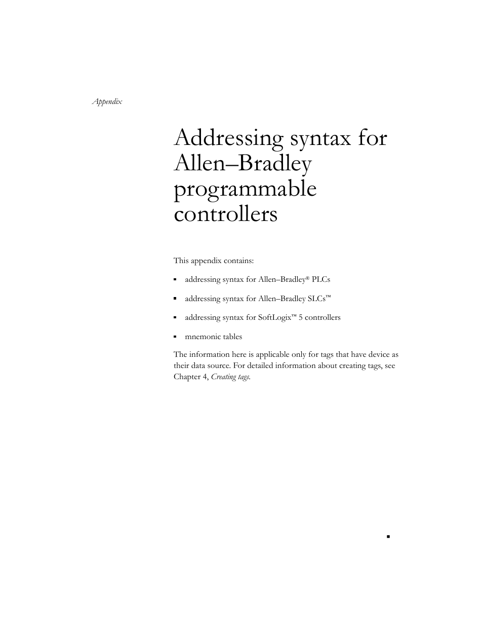 Appendix d | Rockwell Automation 9301 Series RSView32 Users Guide User Manual | Page 699 / 769