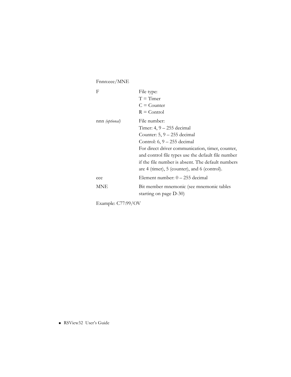 Rockwell Automation 9301 Series RSView32 Users Guide User Manual | Page 714 / 769