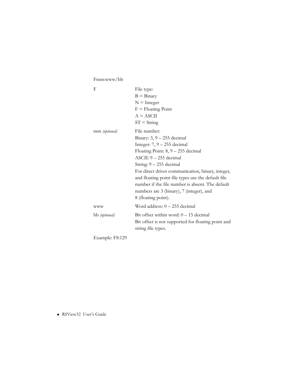 Rockwell Automation 9301 Series RSView32 Users Guide User Manual | Page 718 / 769