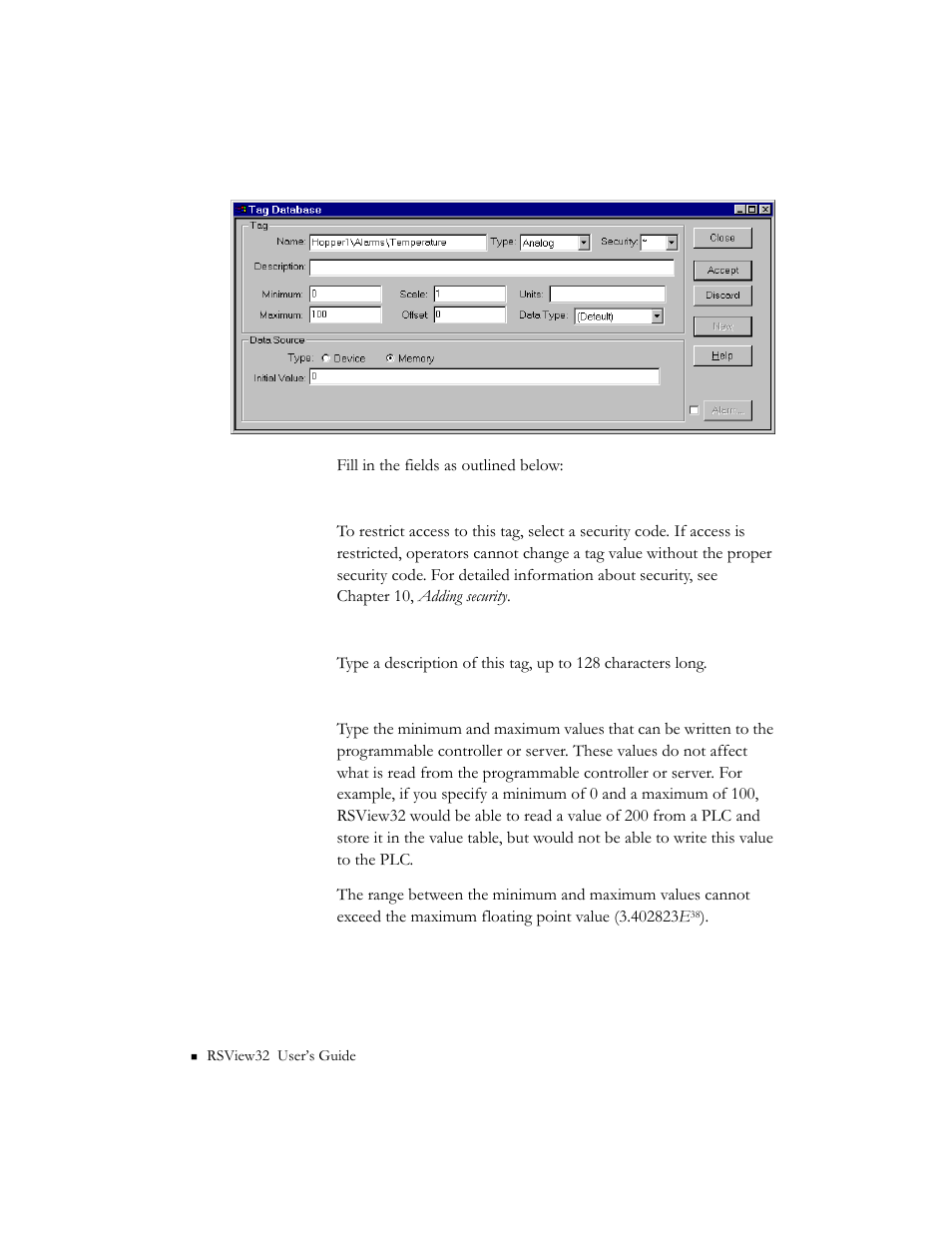 Rockwell Automation 9301 Series RSView32 Users Guide User Manual | Page 94 / 769