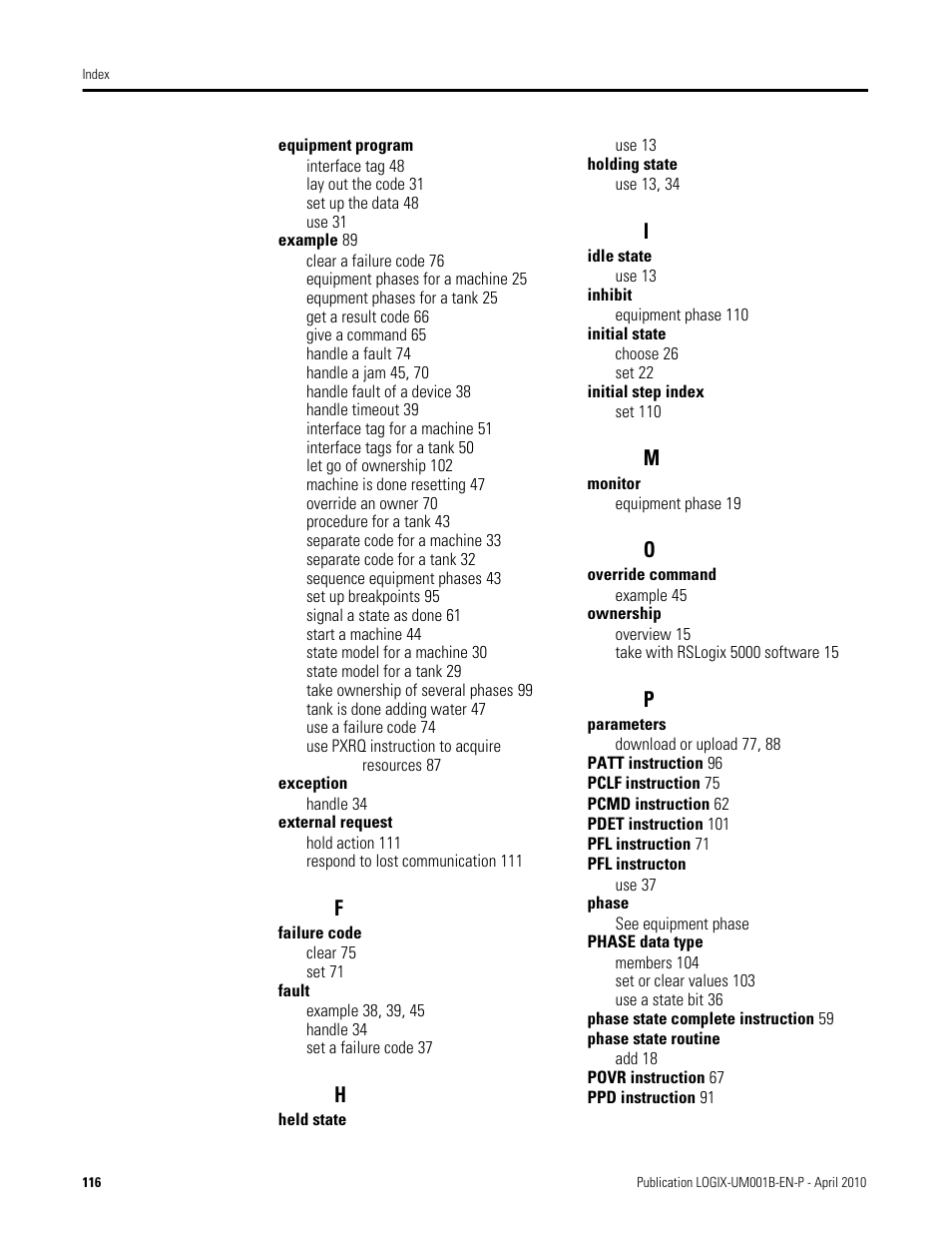 Rockwell Automation 1794-Lxxxx PhaseManager User Manual | Page 118 / 122
