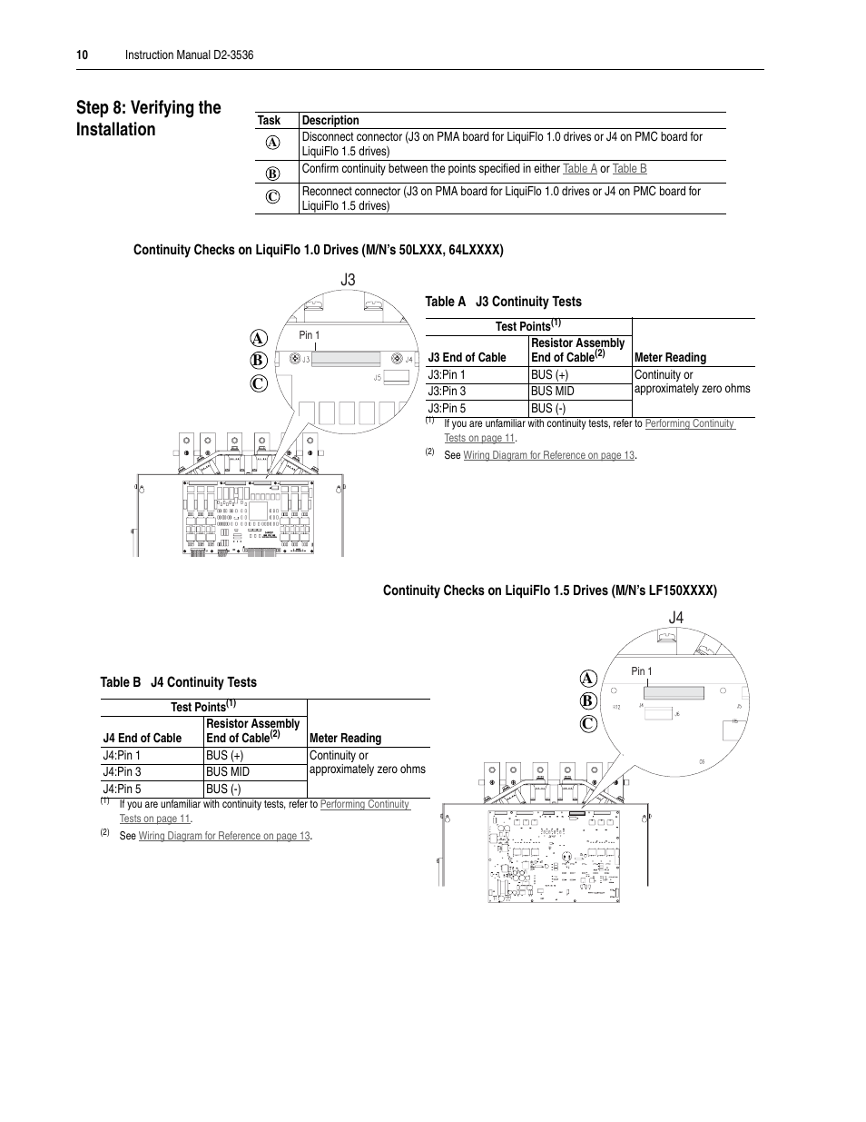 Rockwell Automation LiquiFlo 1.0 and 1.5 External Bus Resistor Kit (500/640 Amp) User Manual | Page 10 / 16