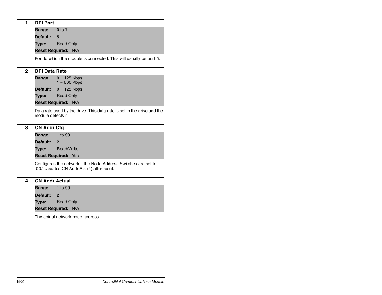 Rockwell Automation RECOMM-CNET ControlNet Communications Module User Manual | Page 108 / 160