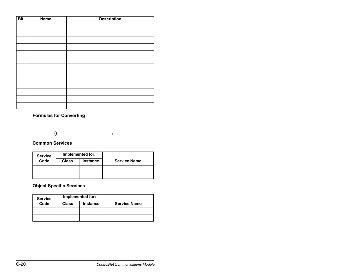 Rockwell Automation RECOMM-CNET ControlNet Communications Module User Manual | Page 136 / 160