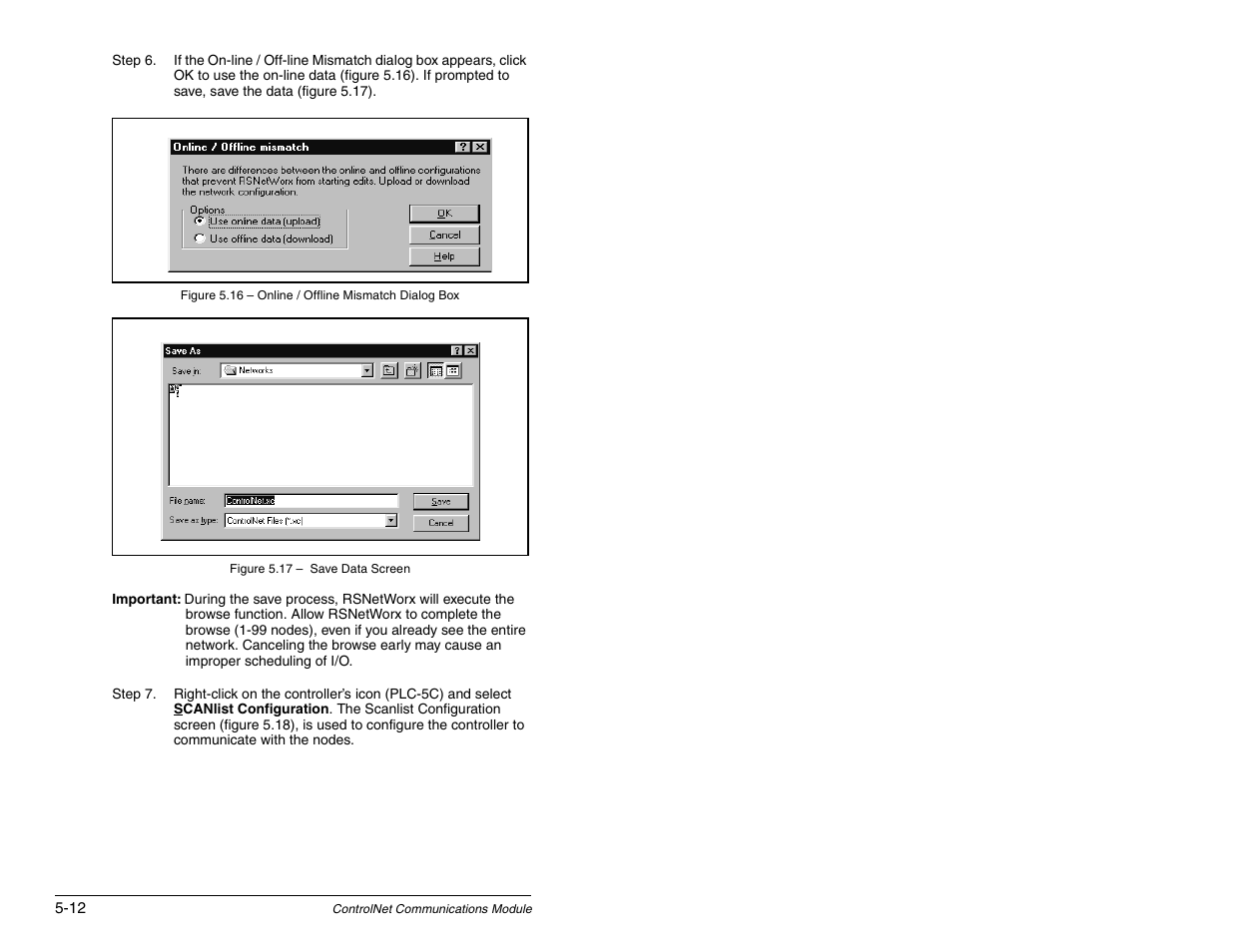 Rockwell Automation RECOMM-CNET ControlNet Communications Module User Manual | Page 42 / 160