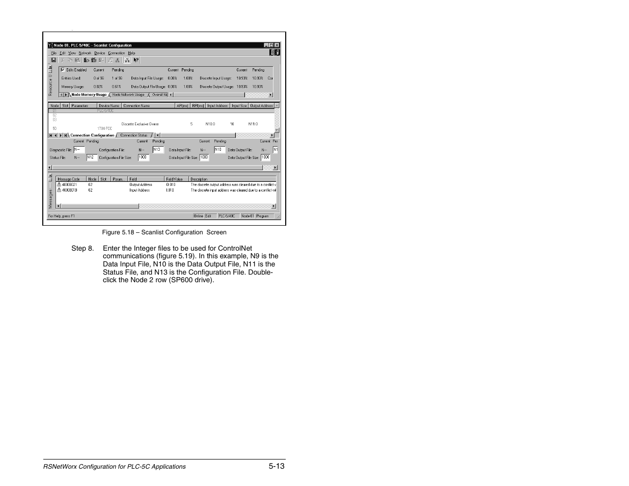 Rockwell Automation RECOMM-CNET ControlNet Communications Module User Manual | Page 43 / 160