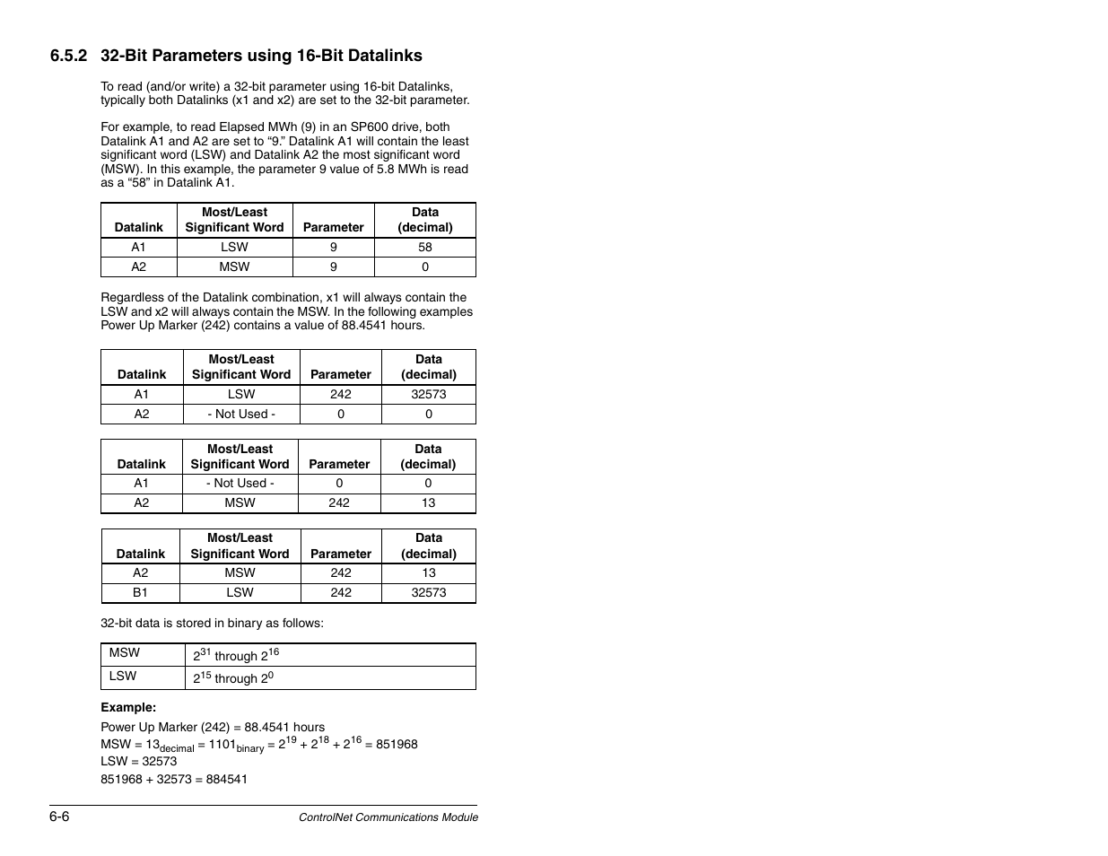 Rockwell Automation RECOMM-CNET ControlNet Communications Module User Manual | Page 56 / 160