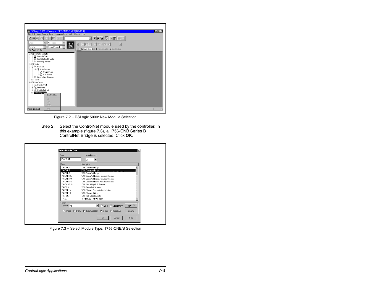 Rockwell Automation RECOMM-CNET ControlNet Communications Module User Manual | Page 71 / 160