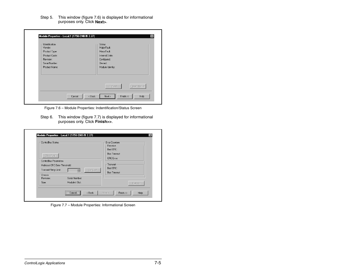 Rockwell Automation RECOMM-CNET ControlNet Communications Module User Manual | Page 73 / 160