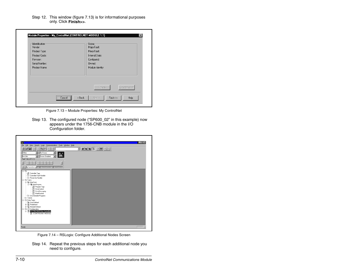 Rockwell Automation RECOMM-CNET ControlNet Communications Module User Manual | Page 78 / 160