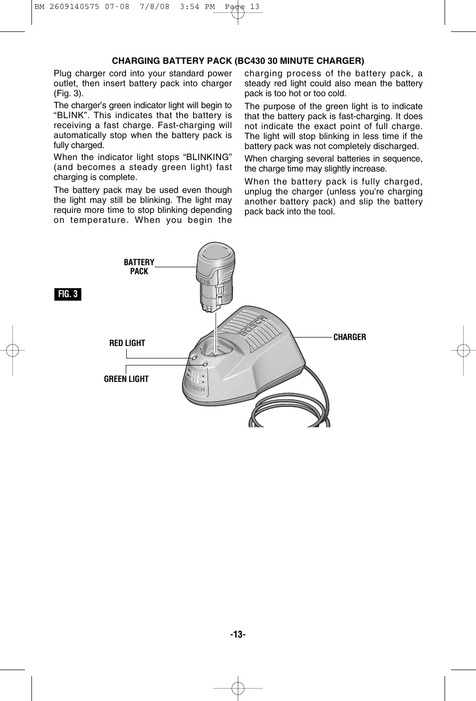 Bosch PS50 User Manual | Page 13 / 44