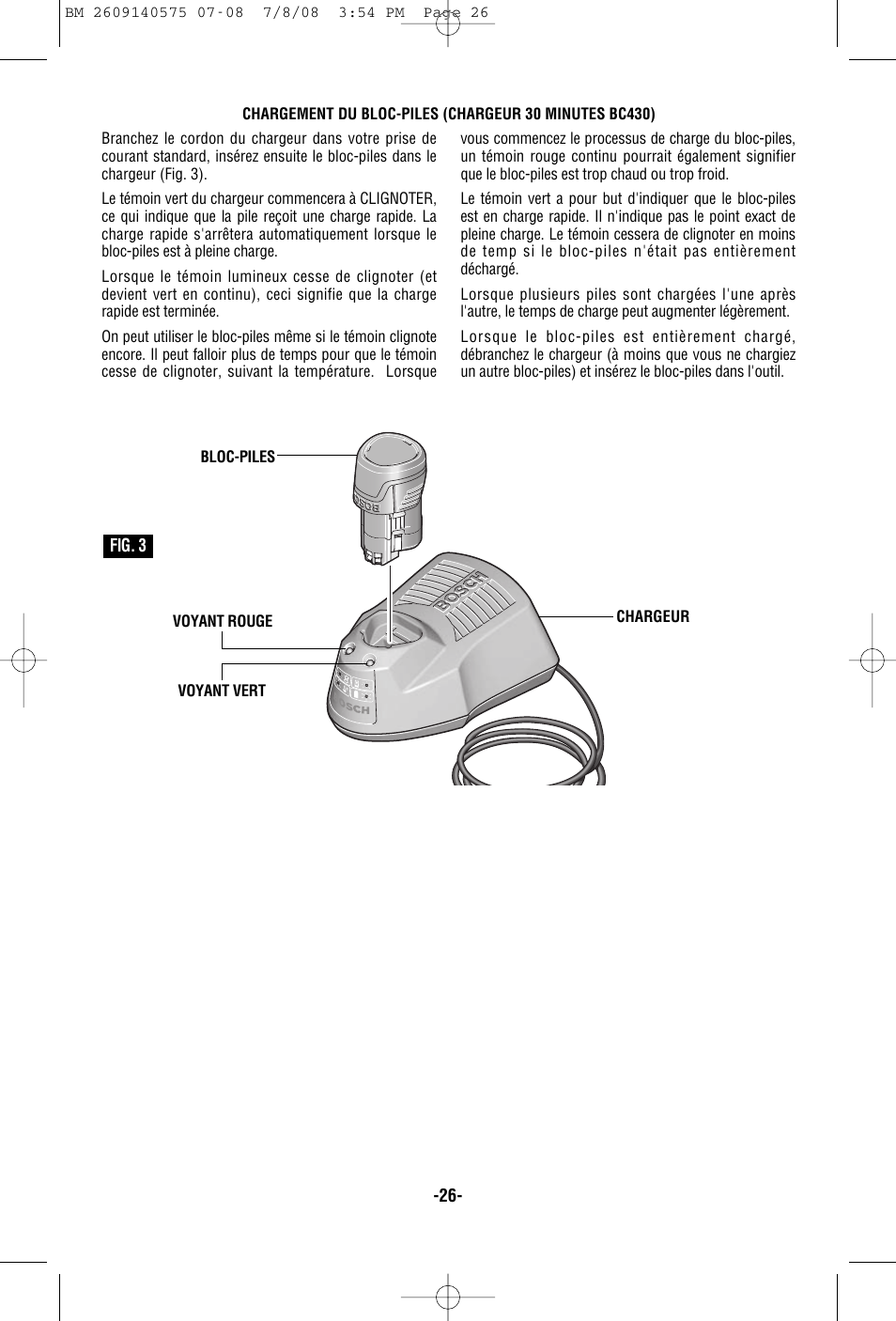 Bosch PS50 User Manual | Page 26 / 44