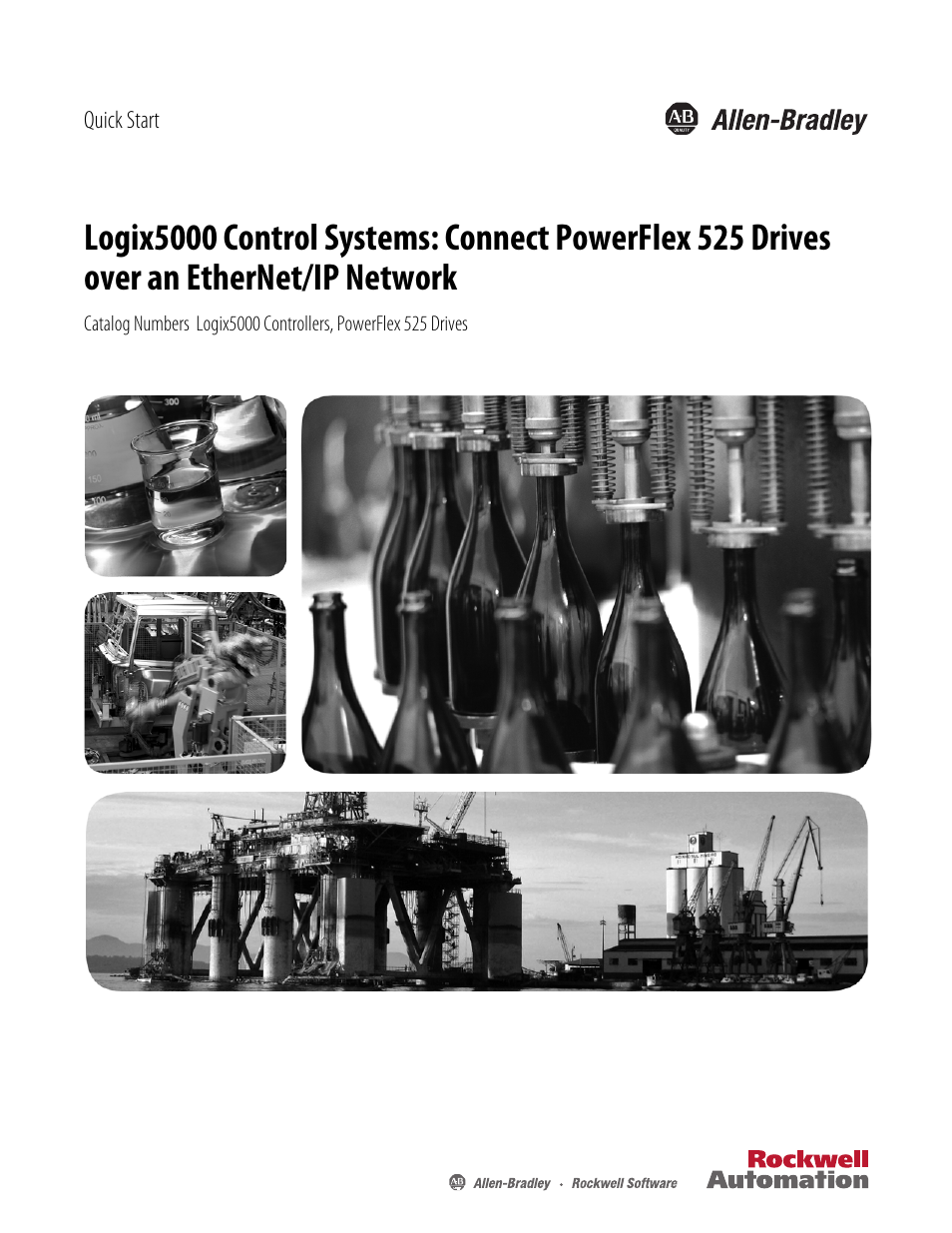 Rockwell Automation Logix5000 Control Systems: Connect PowerFlex 525 Drives over EtherNet/IP Quick Start User Manual | 36 pages