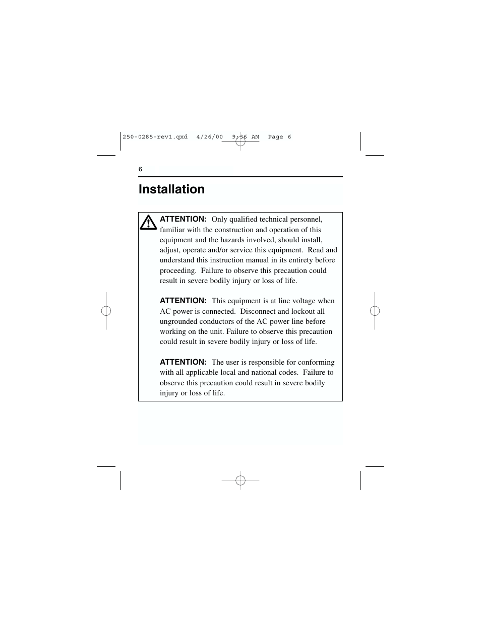 Installation | Rockwell Automation DC3RD Digital Regenerative DC Drive User Guide 1/4 - 2 HP, 115/230 VAC User Manual | Page 14 / 68