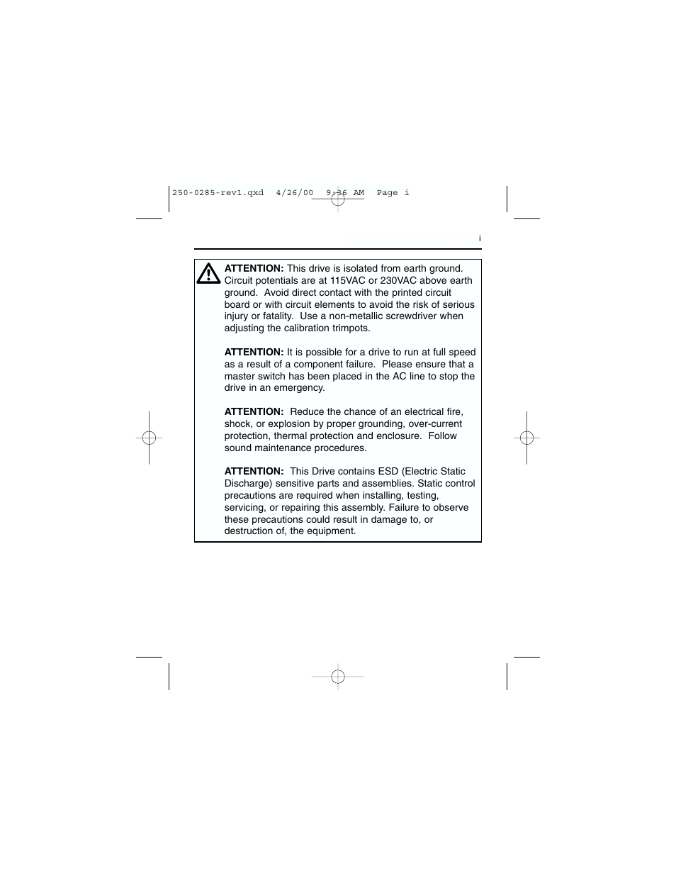 Rockwell Automation DC3RD Digital Regenerative DC Drive User Guide 1/4 - 2 HP, 115/230 VAC User Manual | Page 3 / 68