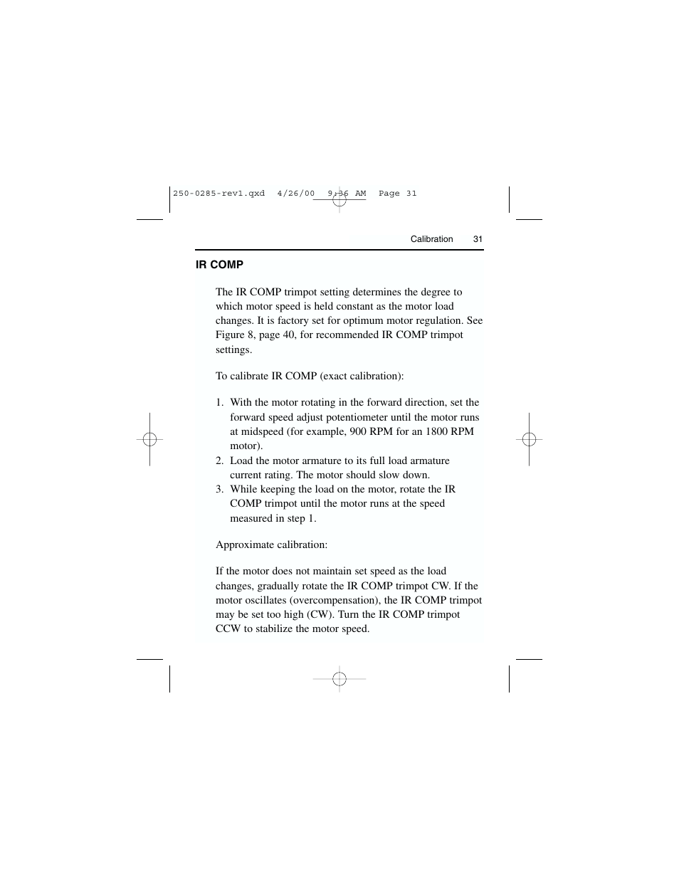Rockwell Automation DC3RD Digital Regenerative DC Drive User Guide 1/4 - 2 HP, 115/230 VAC User Manual | Page 39 / 68