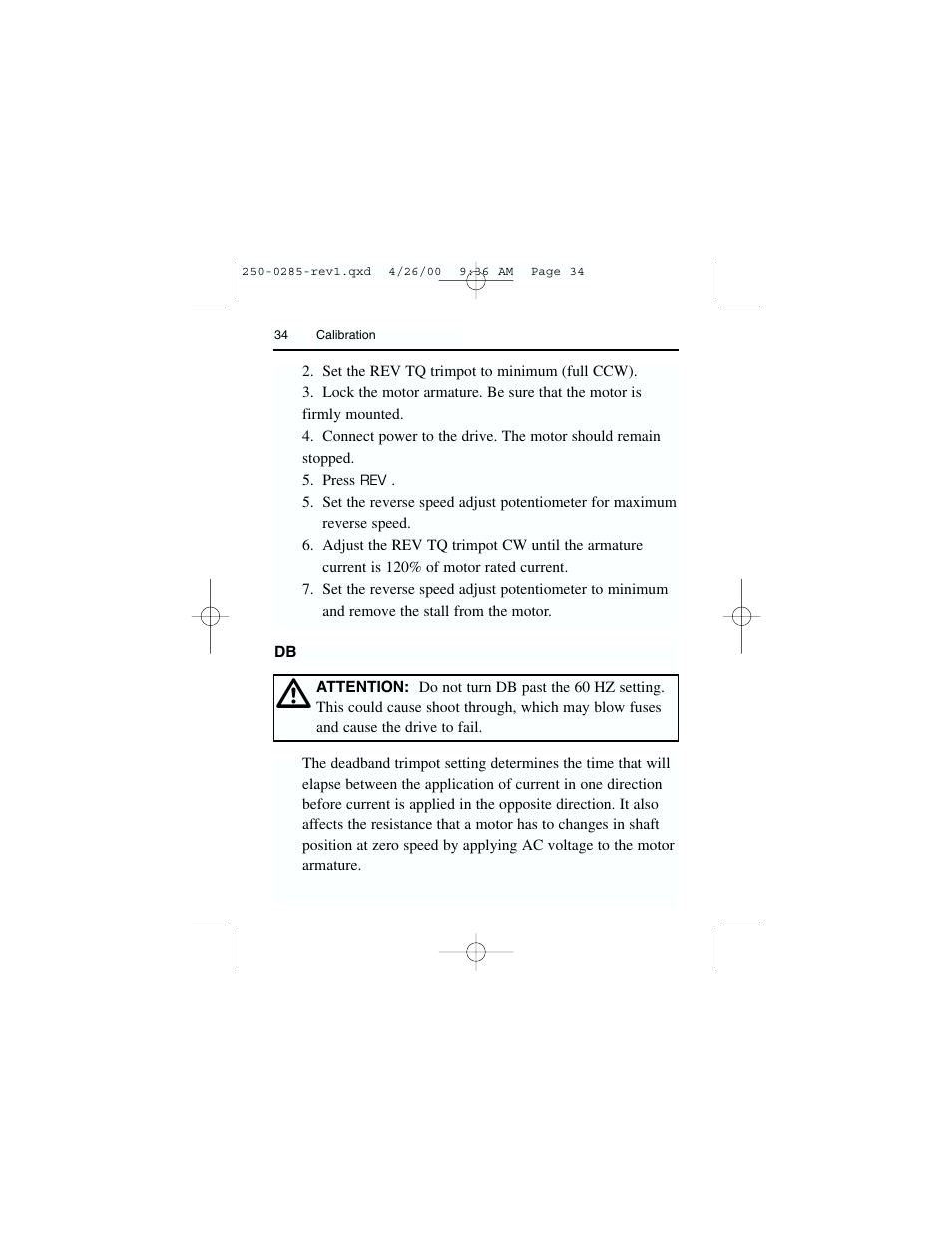 Rockwell Automation DC3RD Digital Regenerative DC Drive User Guide 1/4 - 2 HP, 115/230 VAC User Manual | Page 42 / 68