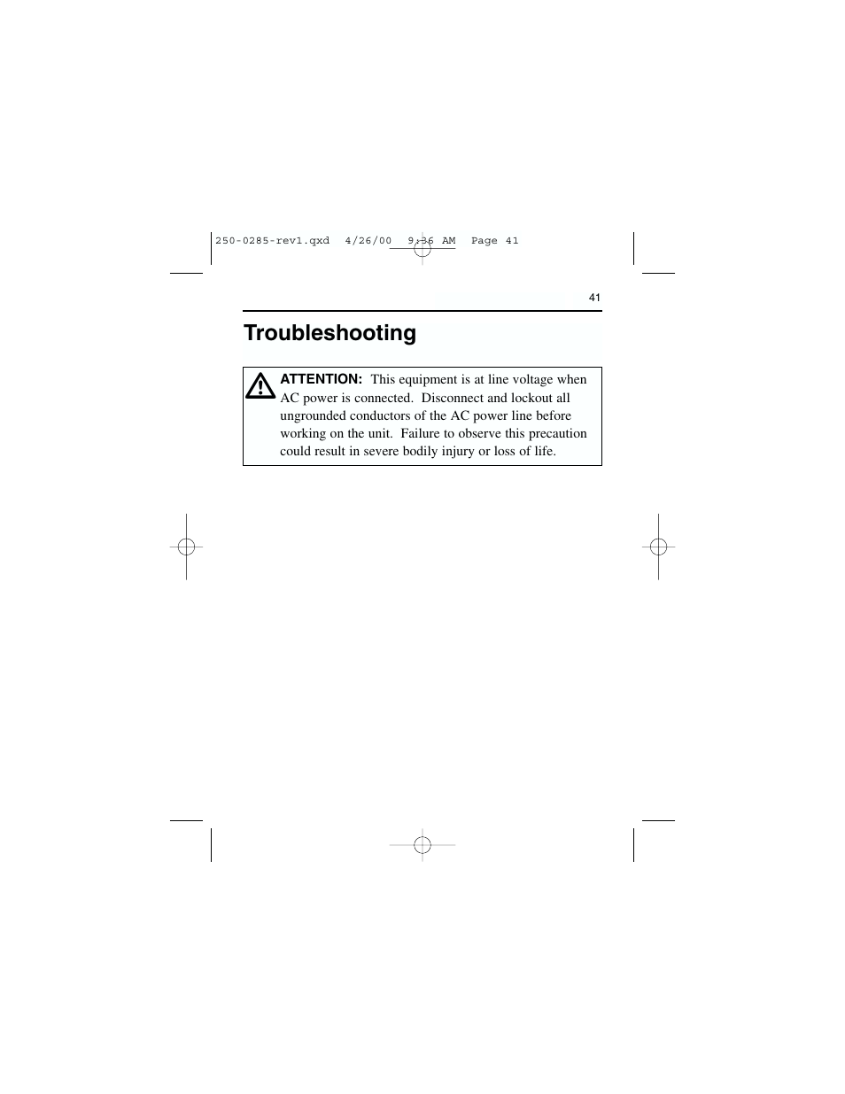 Troubleshooting | Rockwell Automation DC3RD Digital Regenerative DC Drive User Guide 1/4 - 2 HP, 115/230 VAC User Manual | Page 49 / 68