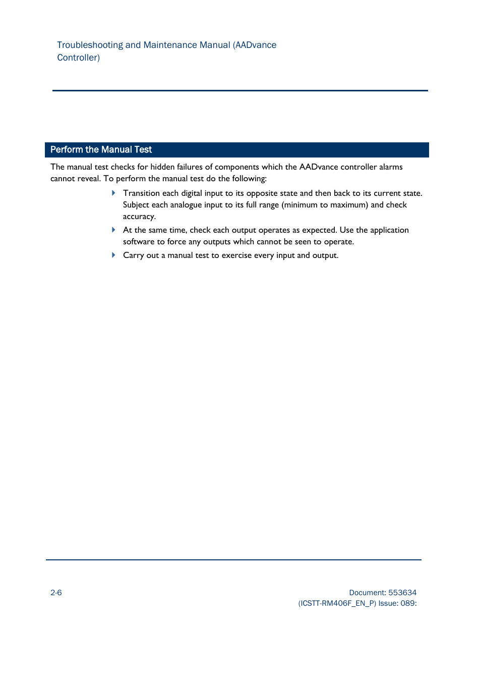 Rockwell Automation AADvance Controller Troubleshooting and Maintenance Manual User Manual | Page 20 / 96