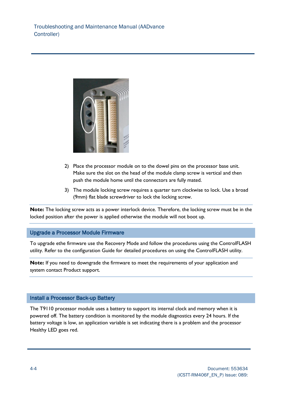 Rockwell Automation AADvance Controller Troubleshooting and Maintenance Manual User Manual | Page 48 / 96