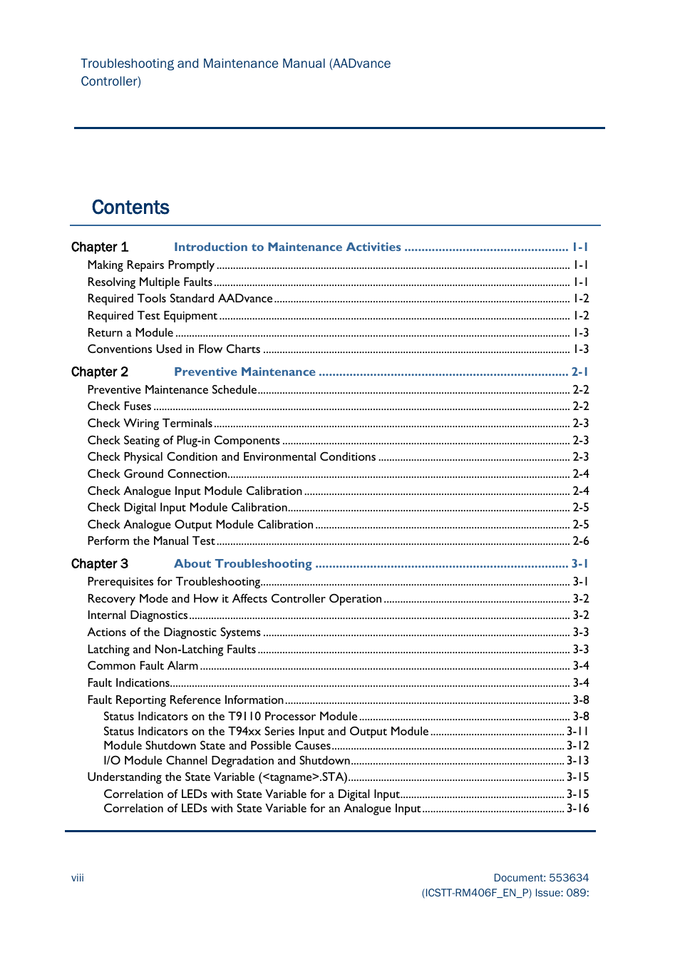 Rockwell Automation AADvance Controller Troubleshooting and Maintenance Manual User Manual | Page 8 / 96