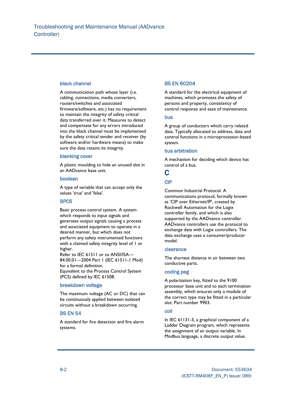 Rockwell Automation AADvance Controller Troubleshooting and Maintenance Manual User Manual | Page 86 / 96