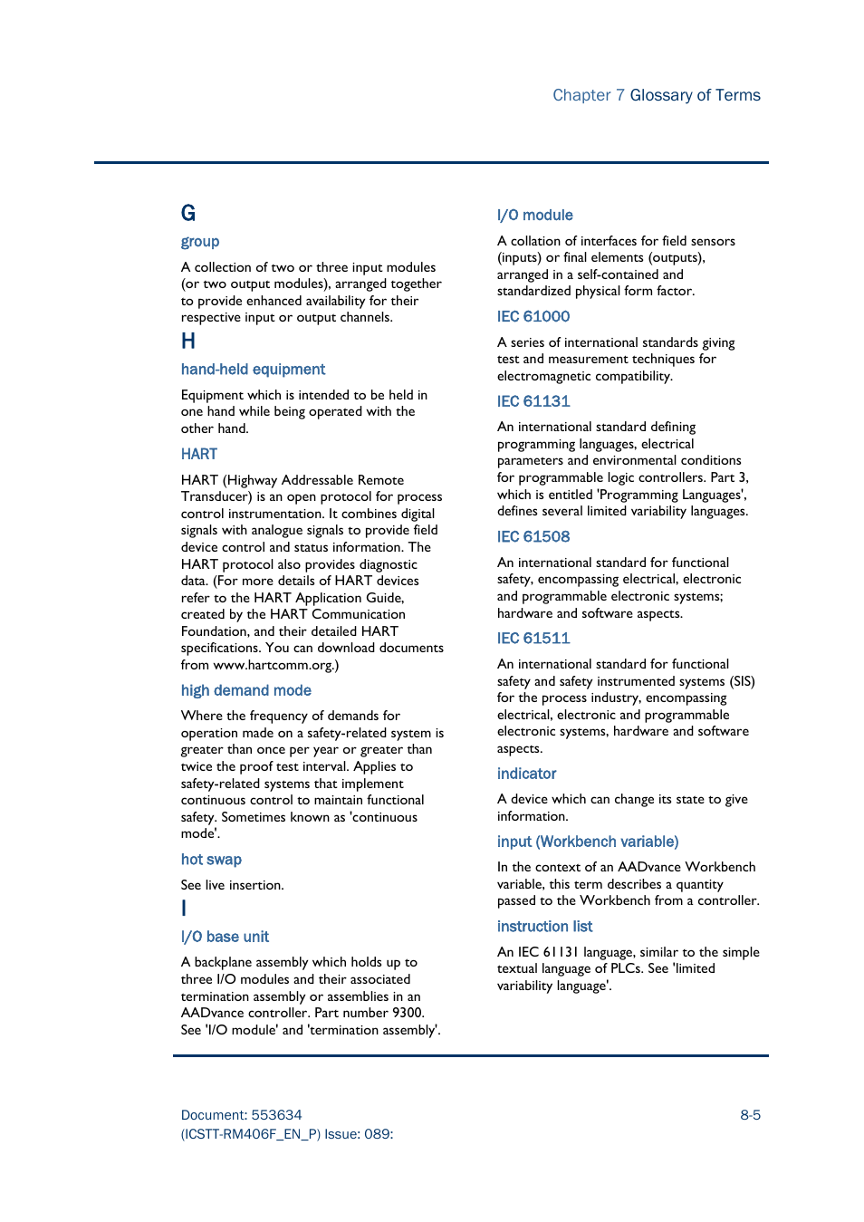 Rockwell Automation AADvance Controller Troubleshooting and Maintenance Manual User Manual | Page 89 / 96