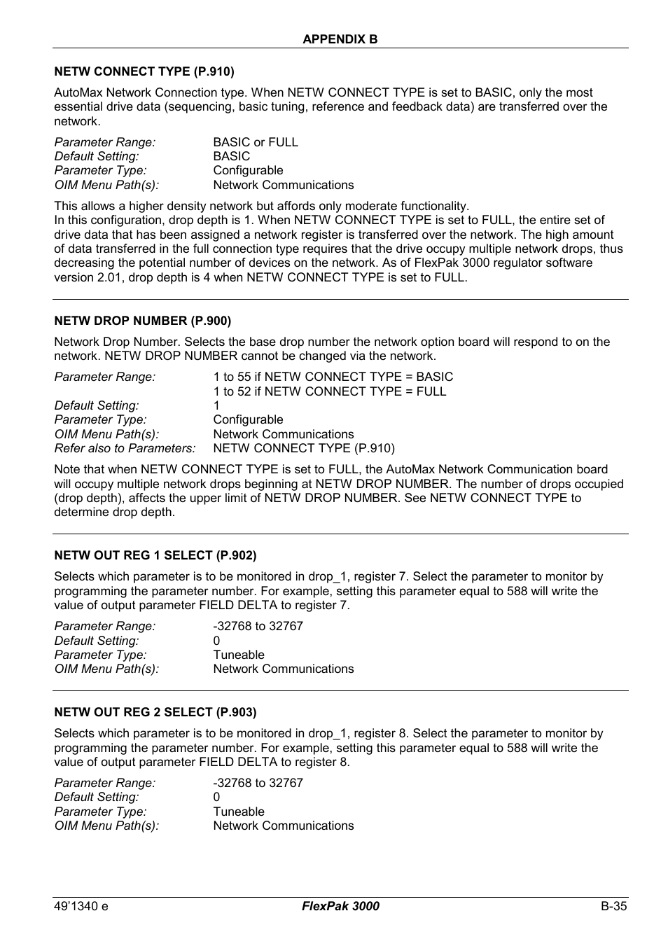 Rockwell Automation FlexPak 3000 Power Module Version 4.2 User Manual | Page 139 / 216