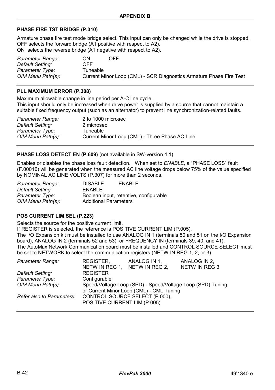 Rockwell Automation FlexPak 3000 Power Module Version 4.2 User Manual | Page 146 / 216