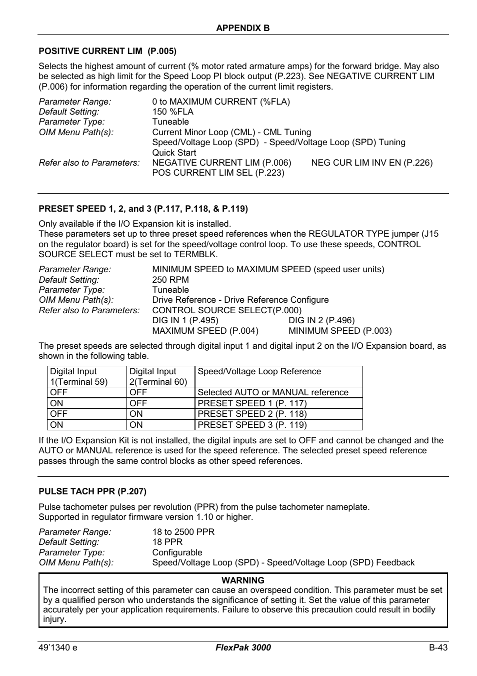 Rockwell Automation FlexPak 3000 Power Module Version 4.2 User Manual | Page 147 / 216