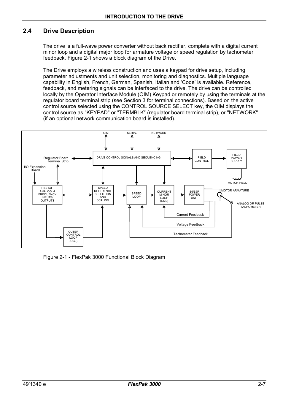 4 drive description | Rockwell Automation FlexPak 3000 Power Module Version 4.2 User Manual | Page 15 / 216