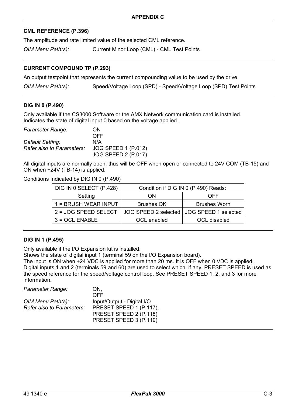 Rockwell Automation FlexPak 3000 Power Module Version 4.2 User Manual | Page 159 / 216