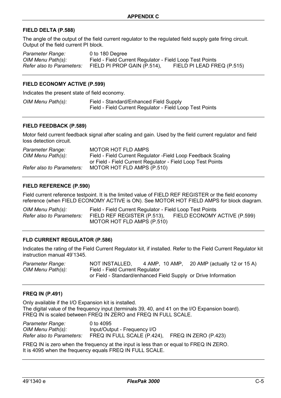 Rockwell Automation FlexPak 3000 Power Module Version 4.2 User Manual | Page 161 / 216