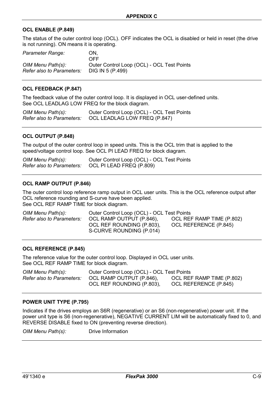 Rockwell Automation FlexPak 3000 Power Module Version 4.2 User Manual | Page 165 / 216