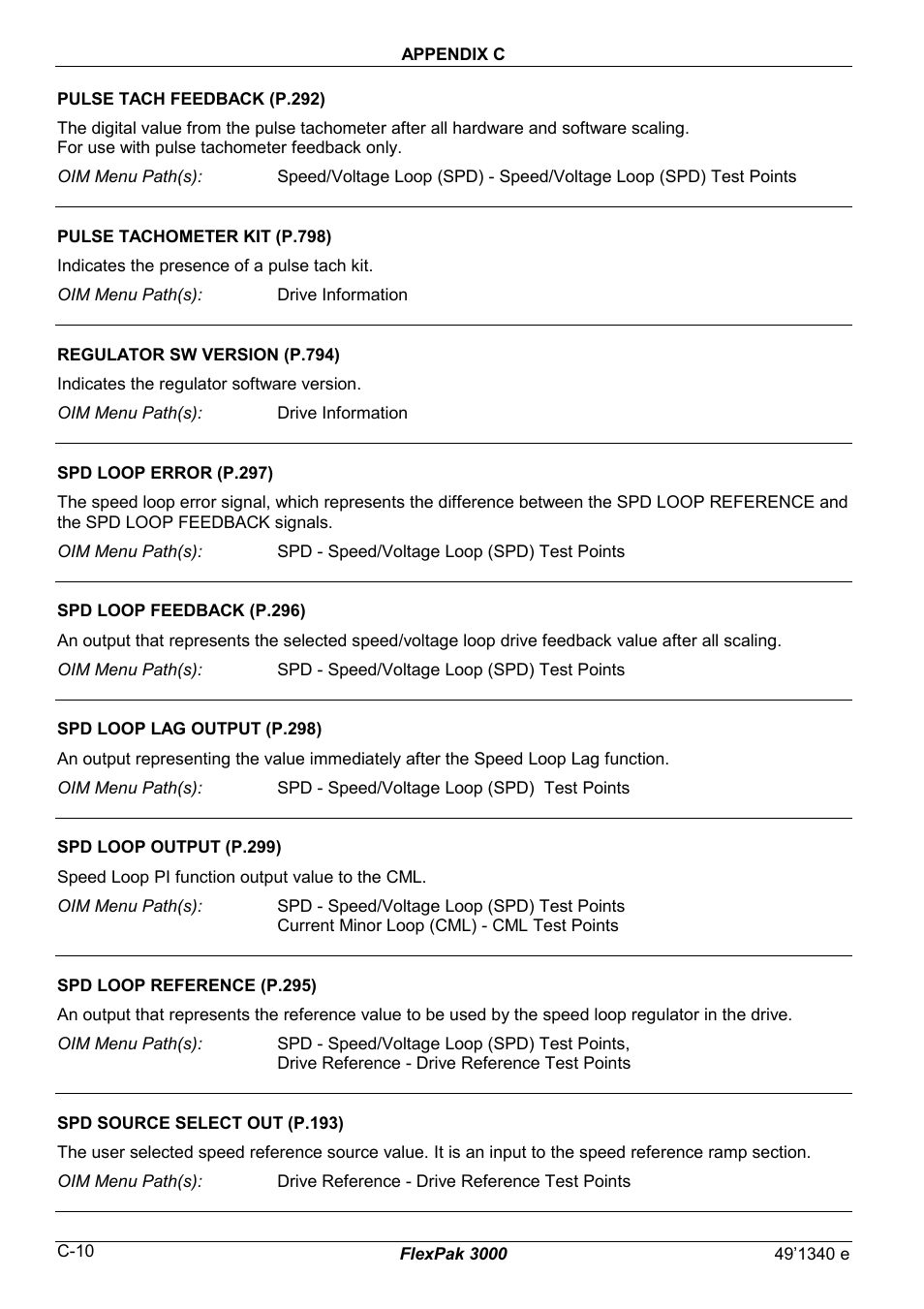 Rockwell Automation FlexPak 3000 Power Module Version 4.2 User Manual | Page 166 / 216