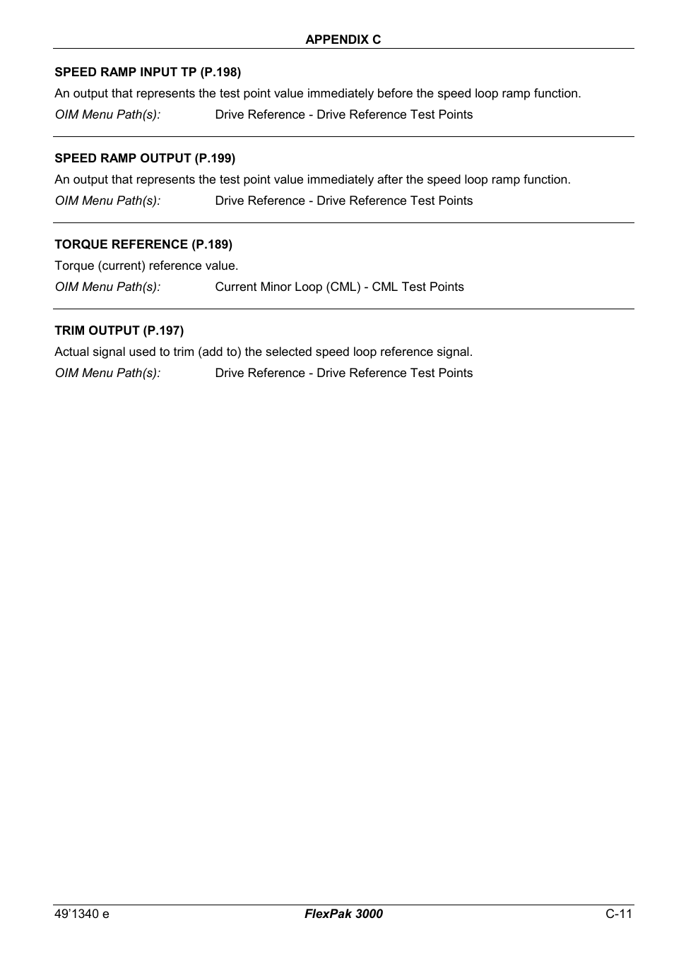 Rockwell Automation FlexPak 3000 Power Module Version 4.2 User Manual | Page 167 / 216