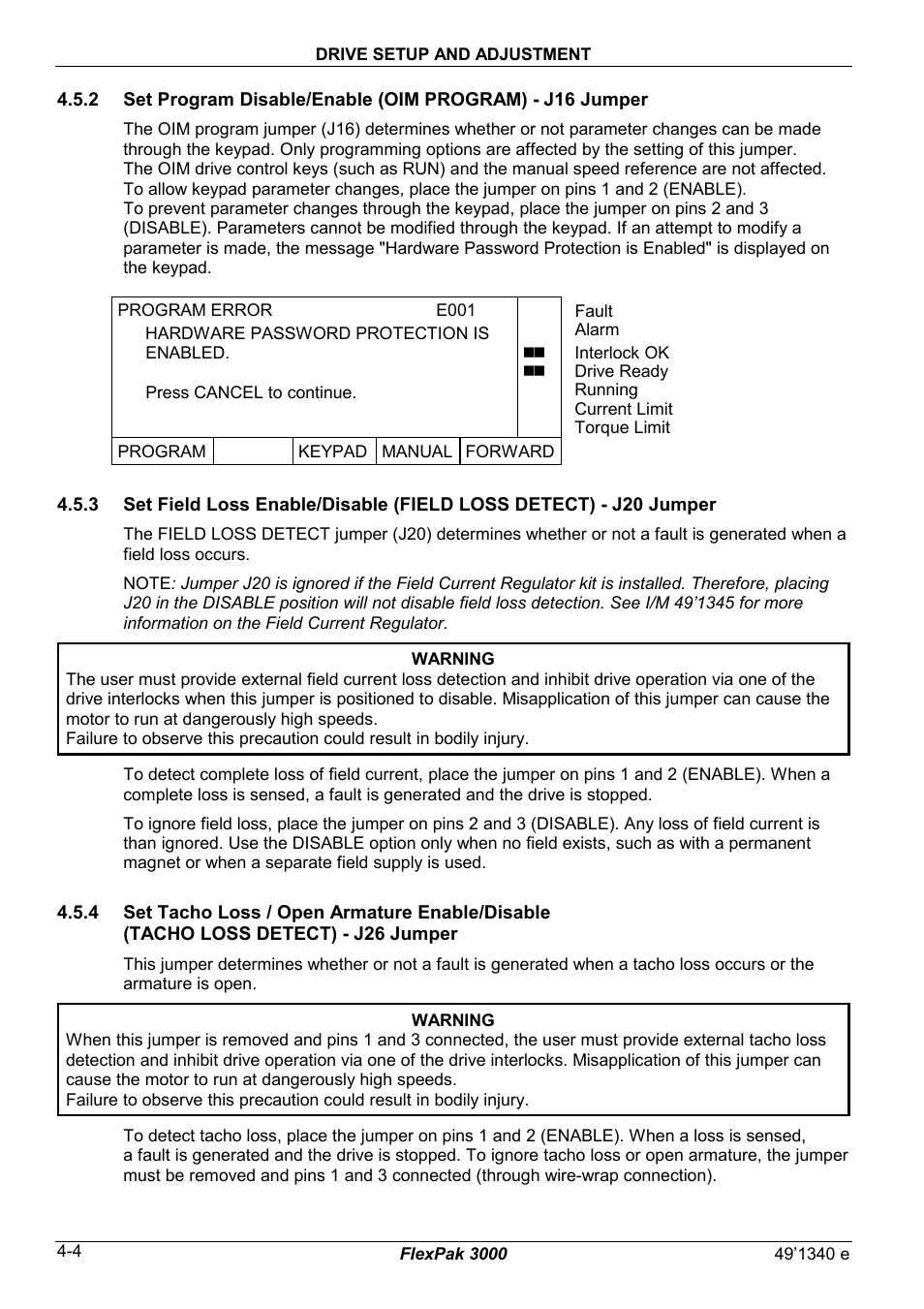 Rockwell Automation FlexPak 3000 Power Module Version 4.2 User Manual | Page 46 / 216
