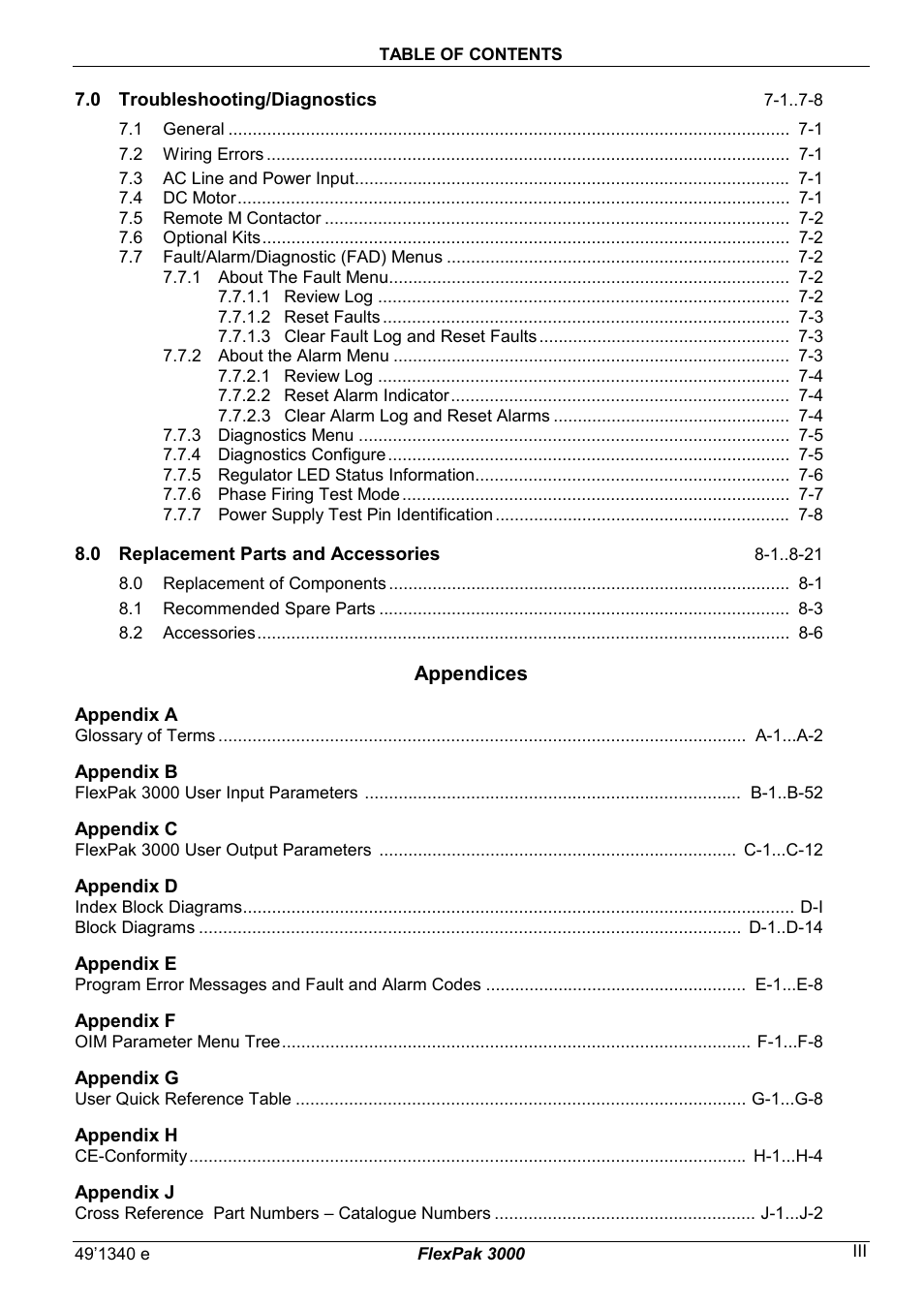 Rockwell Automation FlexPak 3000 Power Module Version 4.2 User Manual | Page 5 / 216