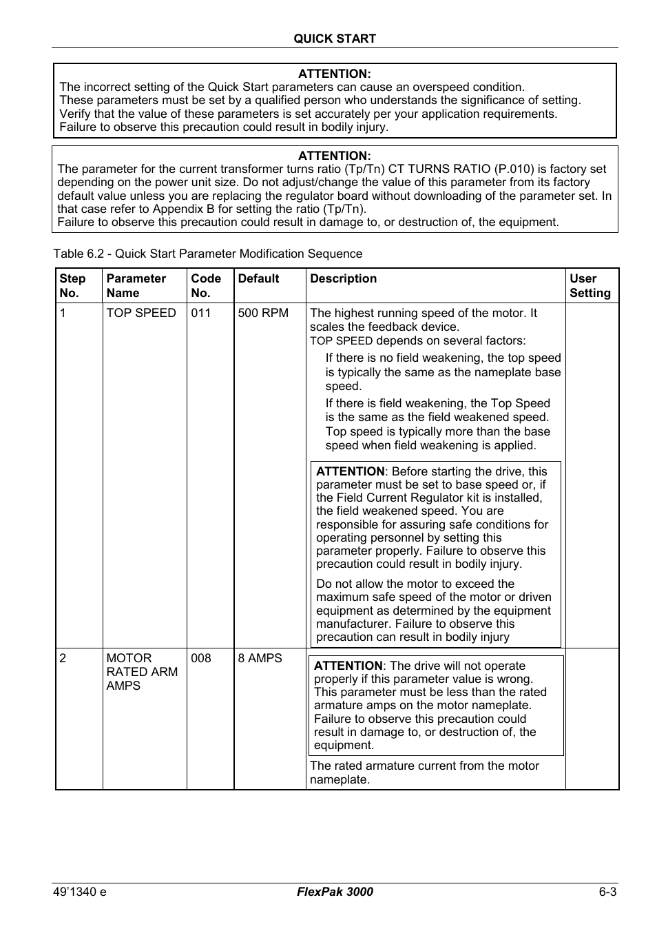 Rockwell Automation FlexPak 3000 Power Module Version 4.2 User Manual | Page 65 / 216